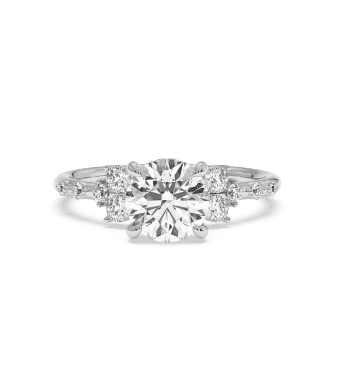 Diana White Diamond Engagement Ring