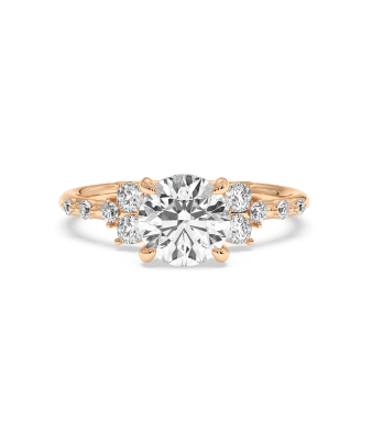 Rose Diamond Engagement Ring