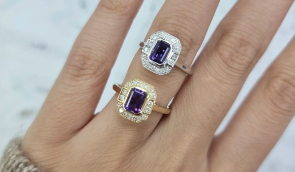 Lab-grown diamond rings
