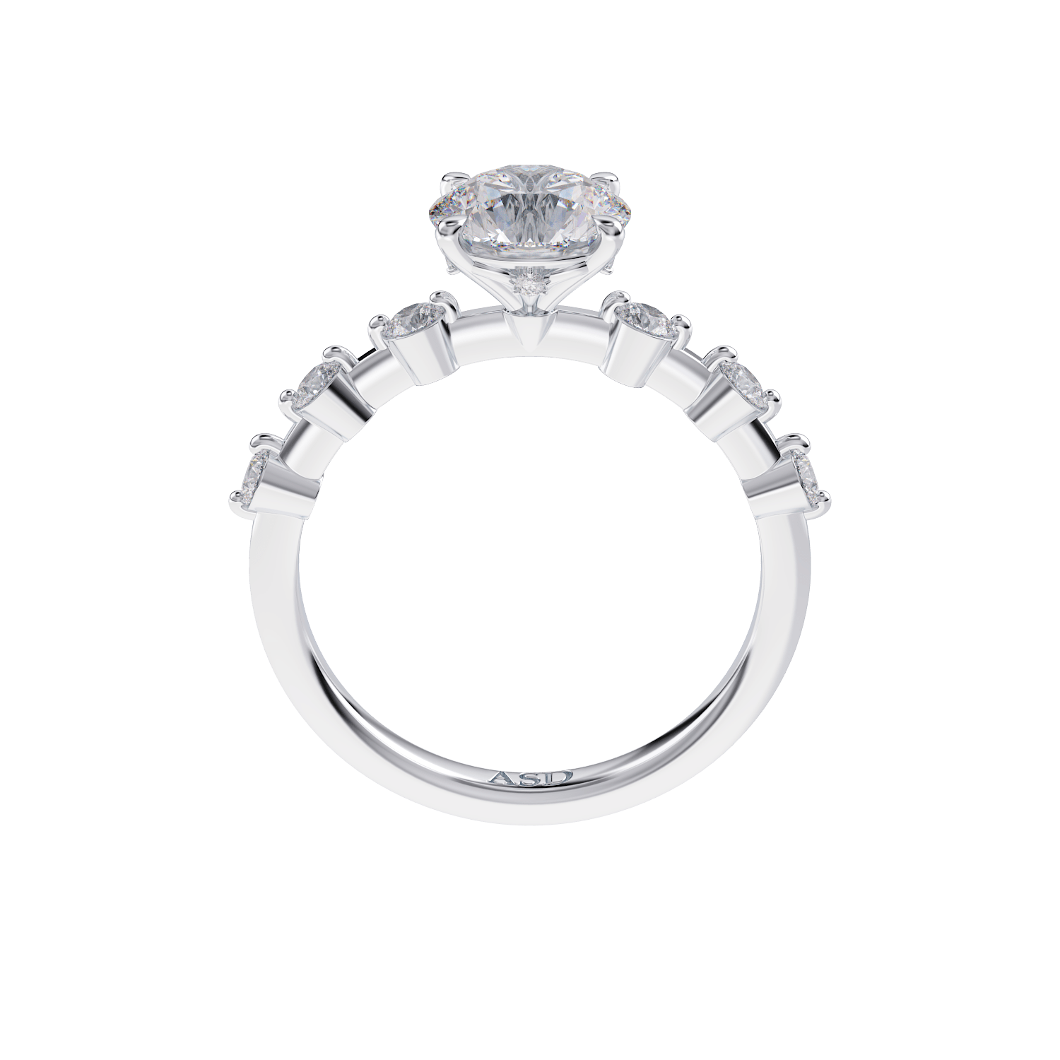 White gold engagement rings in London