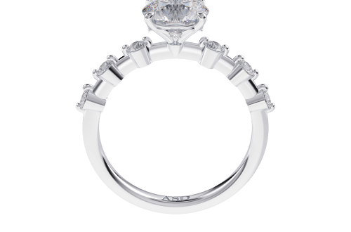 White gold engagement rings in London