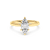 Allona Yellow Gold Diamond Engagement Ring