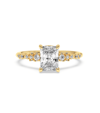 Amelia Yellow Gold Diamond Engagement Ring