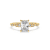 Amelia Yellow Gold Diamond Engagement Ring