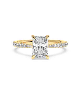 Engagement Ring In Precious Metal Finish - Astar Diamonds