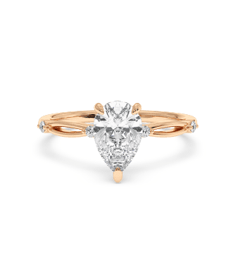 Rose Diamond Engagement Ring