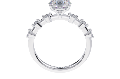 White gold engagement rings in London
