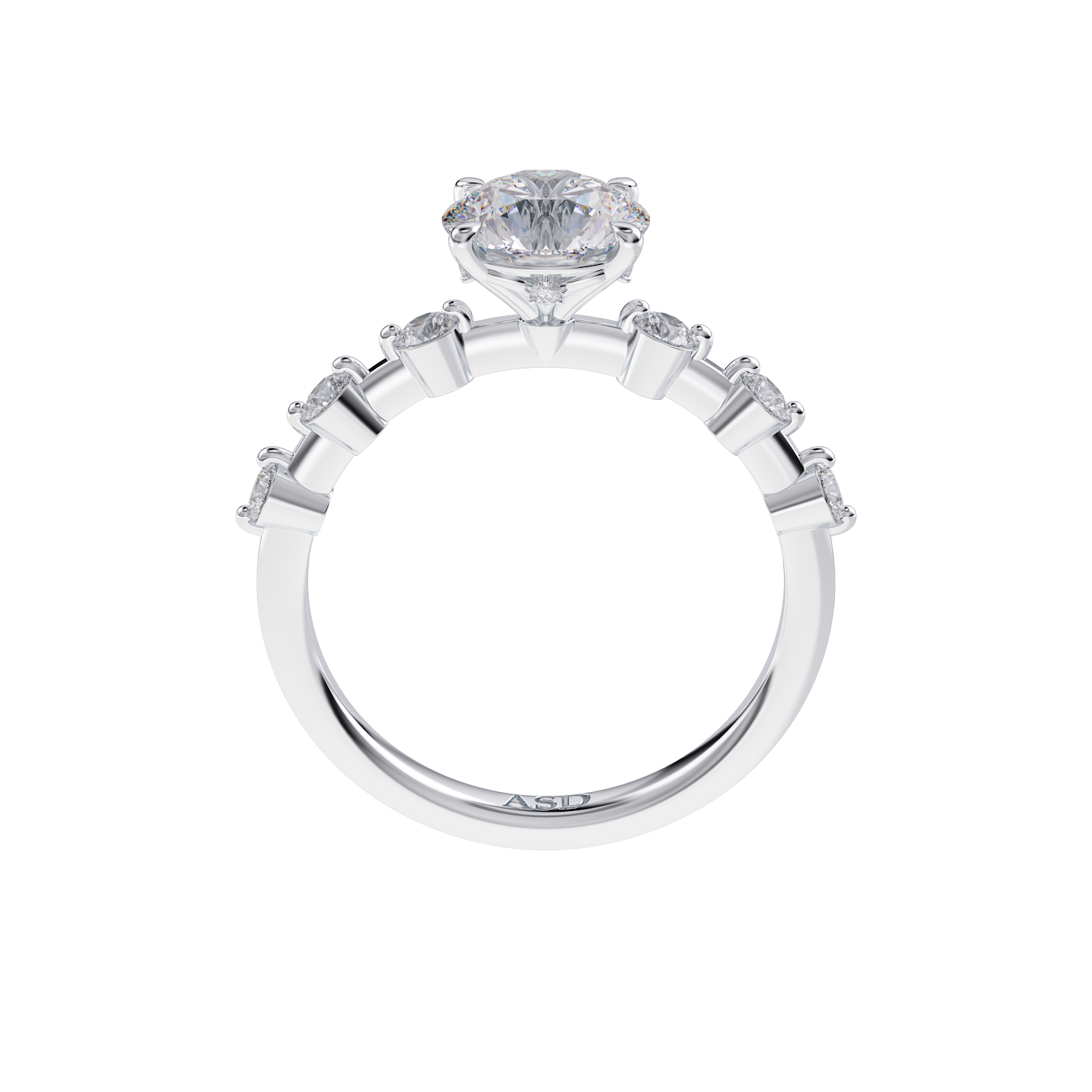 White gold engagement rings in London